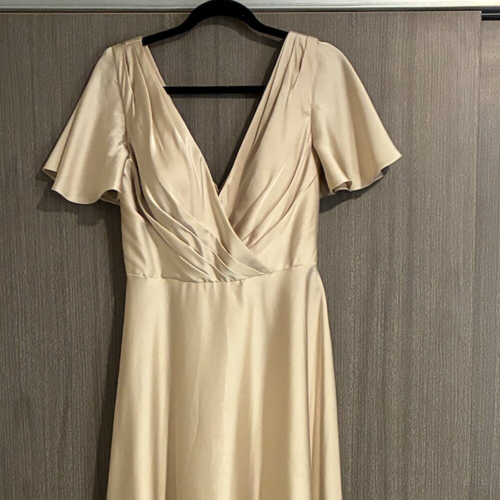 AW Bridal Furst Champagne Dress Size 8